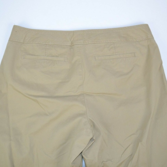 Fashion Bug Cuffed & Cropped Khaki Pants - Picture 8 of 8
